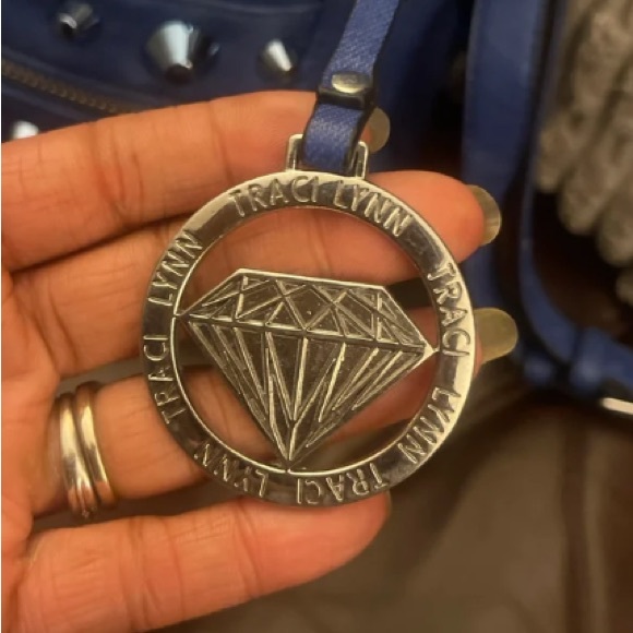 Traci Lynn studded backpack purse - Picture 2 of 10